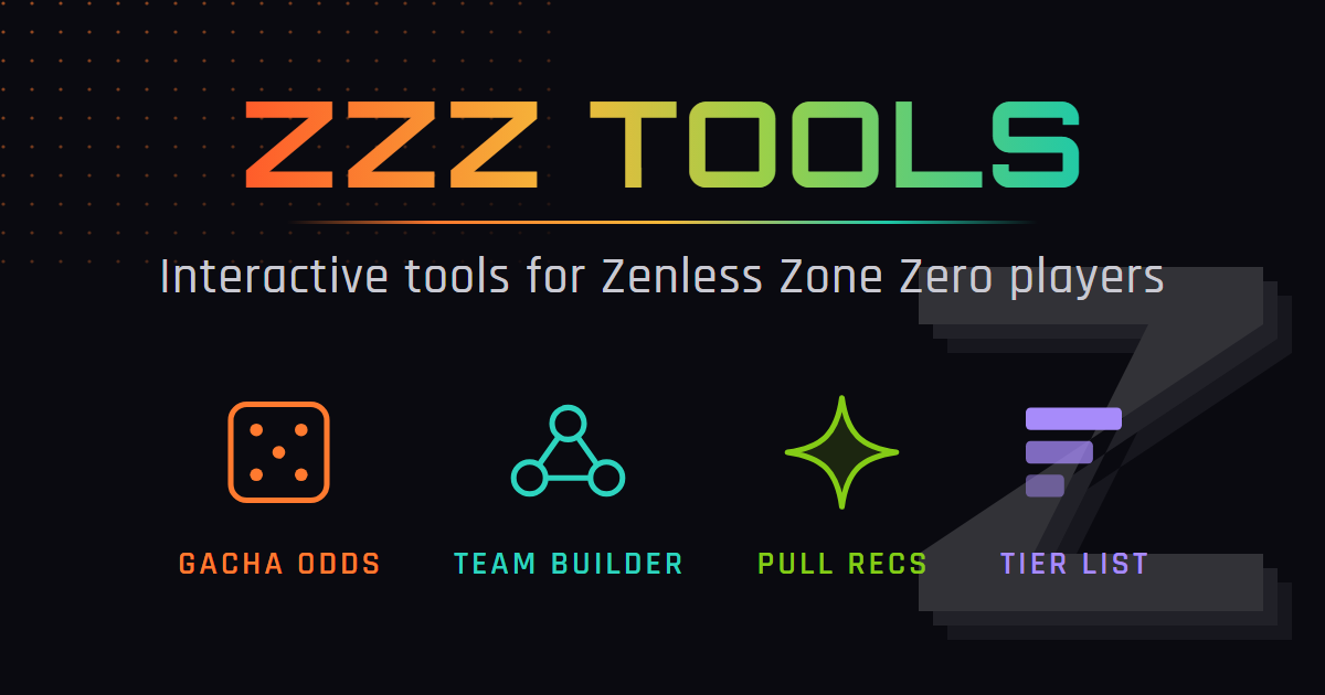 ZZZ Team Builder
